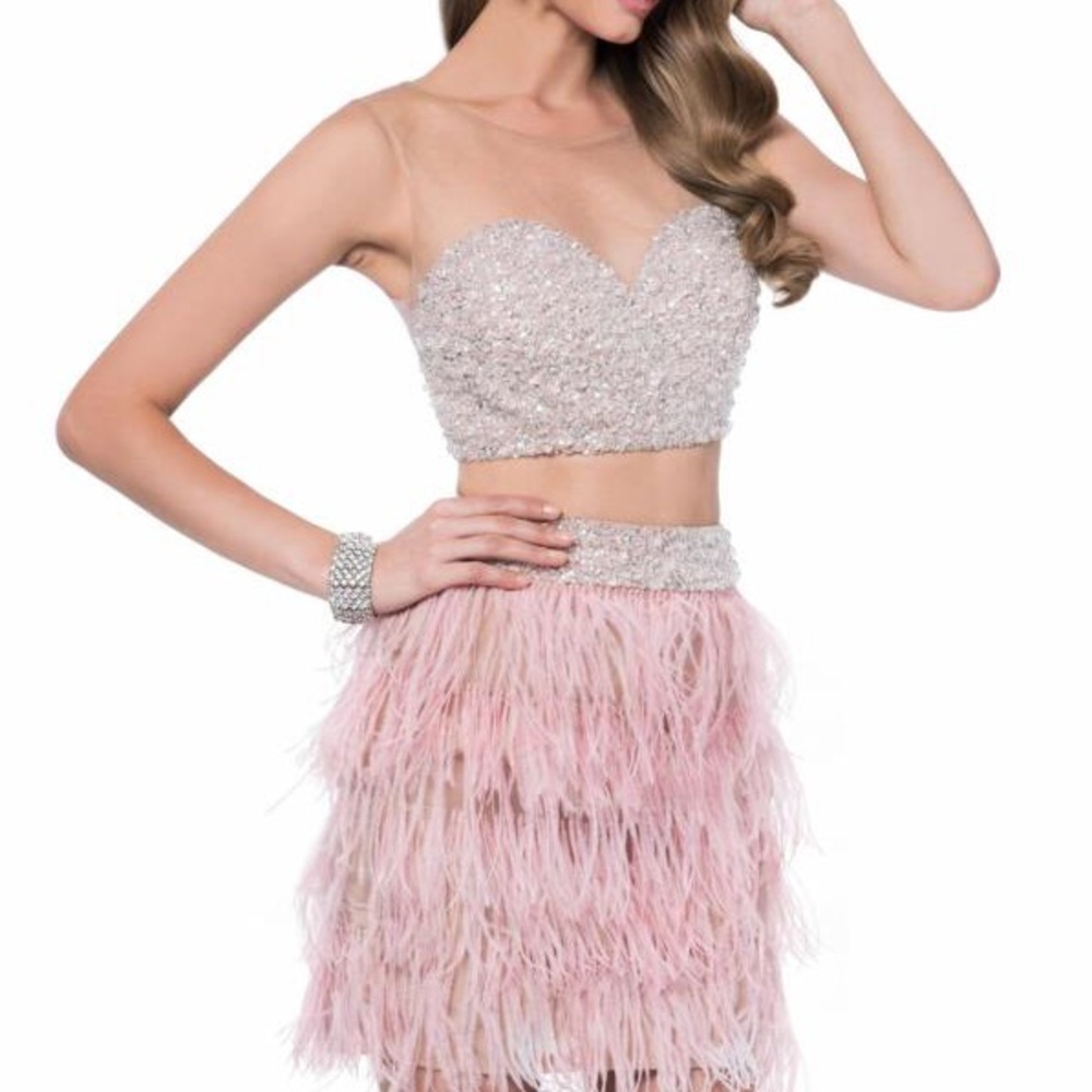 Two piece homecoming dress